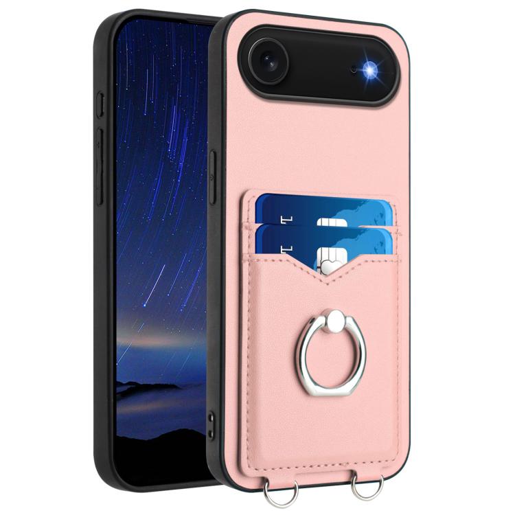 Coque de téléphone R20 Ring Card Holder, Pour iPhone 17 Pro Max, Pour iPhone 17 Pro, Pour iPhone 17, Pour iPhone Air, Pour iPhone 15 Pro Max, Pour iPhone 15 Pro, Pour iPhone 15 Plus, Pour iPhone 15