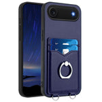 Coque de téléphone R20 Ring Card Holder, Pour iPhone 17 Pro Max, Pour iPhone 17 Pro, Pour iPhone 17, Pour iPhone Air, Pour iPhone 15 Pro Max, Pour iPhone 15 Pro, Pour iPhone 15 Plus, Pour iPhone 15