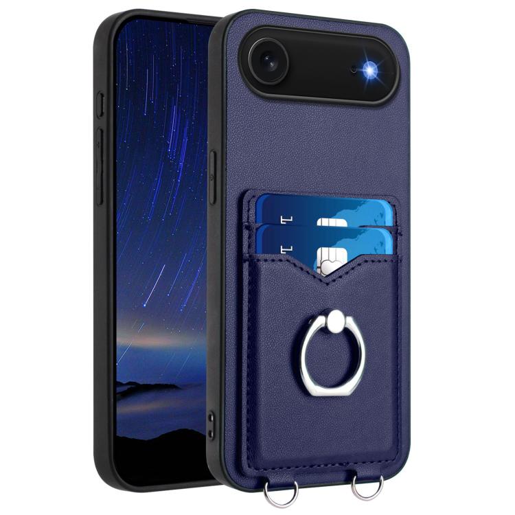 Coque de téléphone R20 Ring Card Holder, Pour iPhone 17 Pro Max, Pour iPhone 17 Pro, Pour iPhone 17, Pour iPhone Air, Pour iPhone 15 Pro Max, Pour iPhone 15 Pro, Pour iPhone 15 Plus, Pour iPhone 15