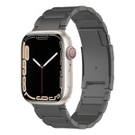 Bracelet de montre en titane, compatible avec Apple Watch Series 7 41 mm, Apple Watch Series 7 45 mm, Apple Watch SE 40 mm, Apple Watch SE 44 mm, Apple Watch Series 6 40 mm, Apple Watch Series 6 44 mm, Apple Watch Series 5 44 mm…