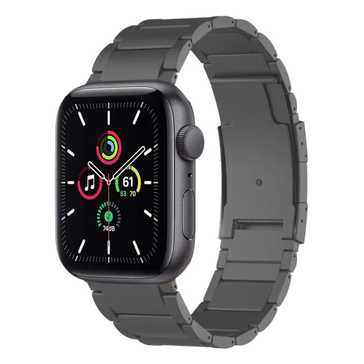 Bracelet de montre en titane, compatible avec Apple Watch Series 7 41 mm, Apple Watch Series 7 45 mm, Apple Watch SE 40 mm, Apple Watch SE 44 mm, Apple Watch Series 6 40 mm, Apple Watch Series 6 44 mm, Apple Watch Series 5 44 mm…