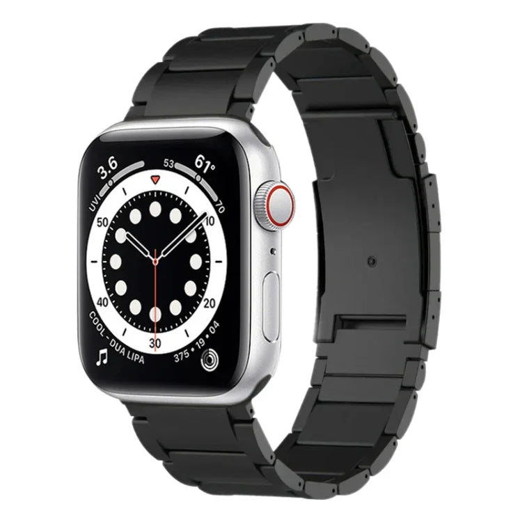 Bracelet de montre en titane, compatible avec Apple Watch Series 7 41 mm, Apple Watch Series 7 45 mm, Apple Watch SE 40 mm, Apple Watch SE 44 mm, Apple Watch Series 6 40 mm, Apple Watch Series 6 44 mm, Apple Watch Series 5 44 mm…