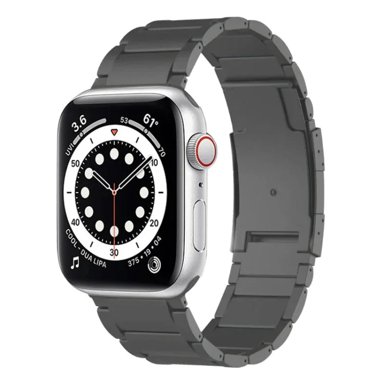 Bracelet de montre en titane, compatible avec Apple Watch Series 7 41 mm, Apple Watch Series 7 45 mm, Apple Watch SE 40 mm, Apple Watch SE 44 mm, Apple Watch Series 6 40 mm, Apple Watch Series 6 44 mm, Apple Watch Series 5 44 mm…