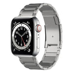 Bracelet de montre en titane, compatible avec Apple Watch Series 7 41 mm, Apple Watch Series 7 45 mm, Apple Watch SE 40 mm, Apple Watch SE 44 mm, Apple Watch Series 6 40 mm, Apple Watch Series 6 44 mm, Apple Watch Series 5 44 mm…