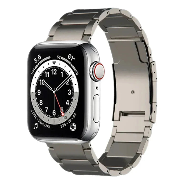 Bracelet de montre en titane, compatible avec Apple Watch Series 7 41 mm, Apple Watch Series 7 45 mm, Apple Watch SE 40 mm, Apple Watch SE 44 mm, Apple Watch Series 6 40 mm, Apple Watch Series 6 44 mm, Apple Watch Series 5 44 mm…