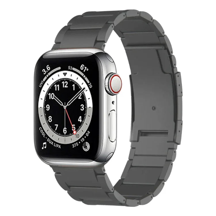 Bracelet de montre en titane, compatible avec Apple Watch Series 7 41 mm, Apple Watch Series 7 45 mm, Apple Watch SE 40 mm, Apple Watch SE 44 mm, Apple Watch Series 6 40 mm, Apple Watch Series 6 44 mm, Apple Watch Series 5 44 mm…