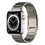 Bracelet de montre en titane, compatible avec Apple Watch Series 7 41 mm, Apple Watch Series 7 45 mm, Apple Watch SE 40 mm, Apple Watch SE 44 mm, Apple Watch Series 6 40 mm, Apple Watch Series 6 44 mm, Apple Watch Series 5 44 mm…