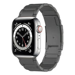 Bracelet de montre en titane, compatible avec Apple Watch Series 7 41 mm, Apple Watch Series 7 45 mm, Apple Watch SE 40 mm, Apple Watch SE 44 mm, Apple Watch Series 6 40 mm, Apple Watch Series 6 44 mm, Apple Watch Series 5 44 mm…