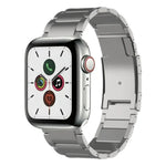 Bracelet de montre en titane, compatible avec Apple Watch Series 7 41 mm, Apple Watch Series 7 45 mm, Apple Watch SE 40 mm, Apple Watch SE 44 mm, Apple Watch Series 6 40 mm, Apple Watch Series 6 44 mm, Apple Watch Series 5 44 mm…