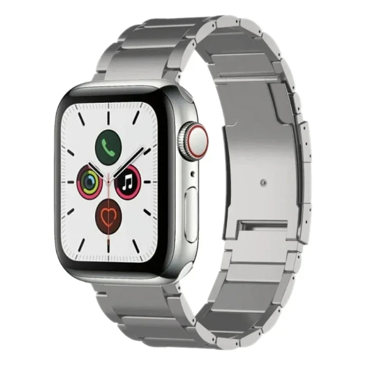 Bracelet de montre en titane, compatible avec Apple Watch Series 7 41 mm, Apple Watch Series 7 45 mm, Apple Watch SE 40 mm, Apple Watch SE 44 mm, Apple Watch Series 6 40 mm, Apple Watch Series 6 44 mm, Apple Watch Series 5 44 mm…