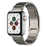 Bracelet de montre en titane, compatible avec Apple Watch Series 7 41 mm, Apple Watch Series 7 45 mm, Apple Watch SE 40 mm, Apple Watch SE 44 mm, Apple Watch Series 6 40 mm, Apple Watch Series 6 44 mm, Apple Watch Series 5 44 mm…