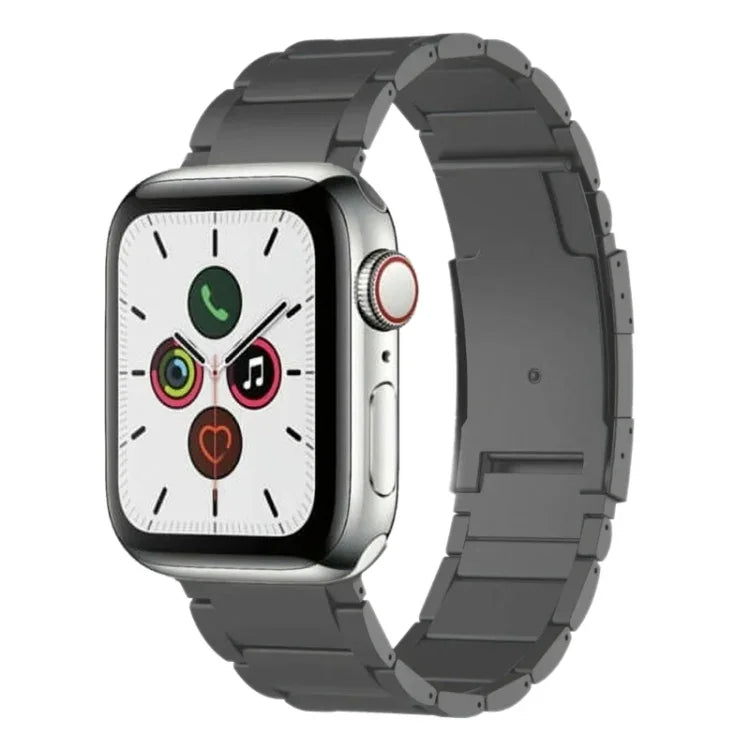 Bracelet de montre en titane, compatible avec Apple Watch Series 7 41 mm, Apple Watch Series 7 45 mm, Apple Watch SE 40 mm, Apple Watch SE 44 mm, Apple Watch Series 6 40 mm, Apple Watch Series 6 44 mm, Apple Watch Series 5 44 mm…