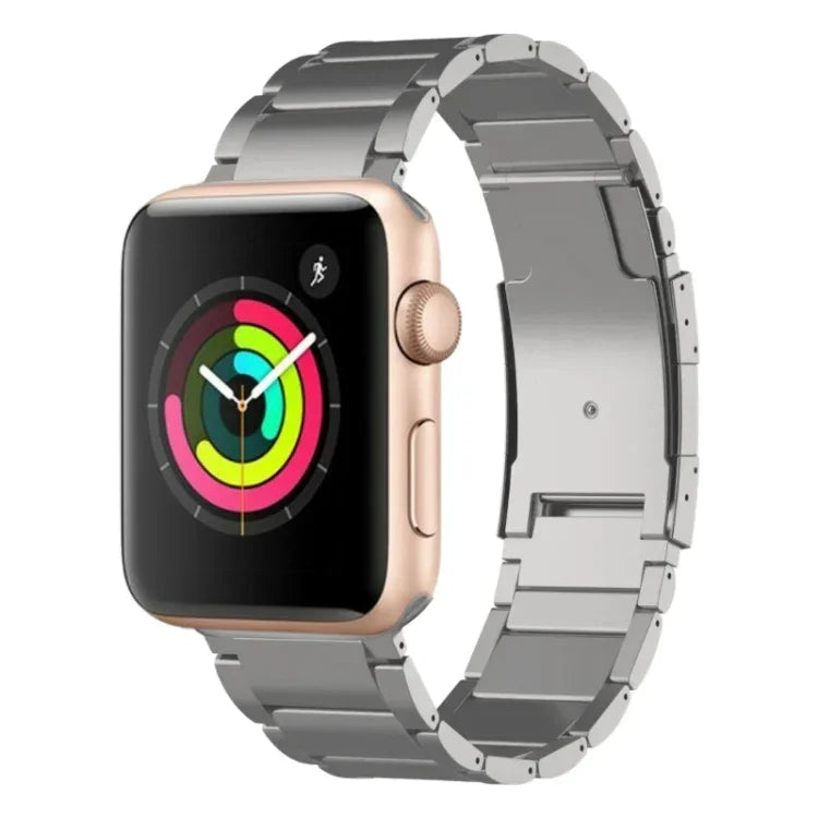 Bracelet de montre en titane, compatible avec Apple Watch Series 7 41 mm, Apple Watch Series 7 45 mm, Apple Watch SE 40 mm, Apple Watch SE 44 mm, Apple Watch Series 6 40 mm, Apple Watch Series 6 44 mm, Apple Watch Series 5 44 mm…