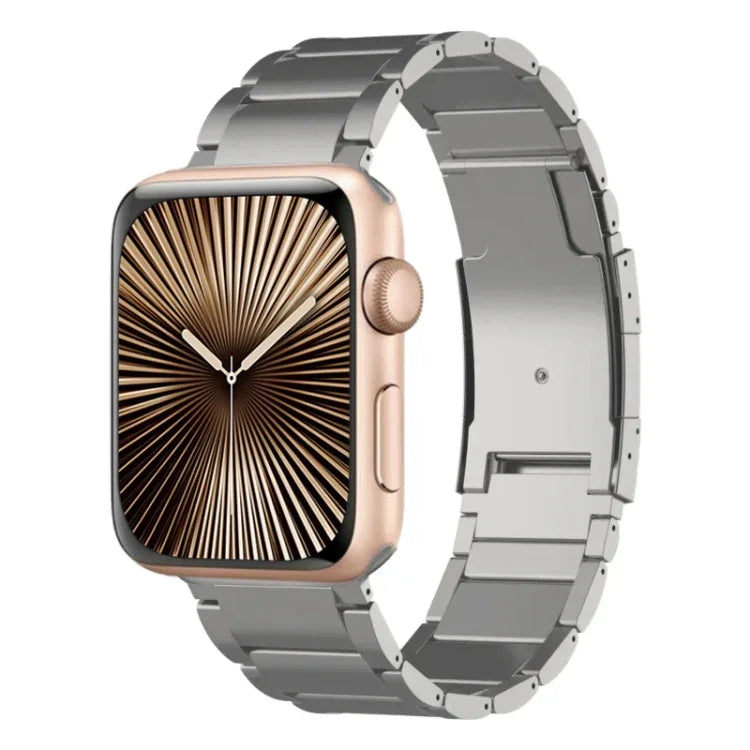 Bracelet de montre en titane, compatible avec Apple Watch Series 10 46 mm, Apple Watch Series 10 42 mm, Apple Watch SE 2023 44 mm, Apple Watch SE 2023 40 mm, Apple Watch Ultra 2 49 mm, Apple Watch Series 9 45 mm, Apple Watch Series 9 41 mm…
