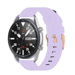 Bracelet texturé en nylon tressé, Taille : unique 20 mm, Pour Galaxy Watch 3 41mm