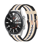 Bracelet texturé en nylon tressé, Taille : unique 20 mm, Pour Galaxy Watch 3 41mm