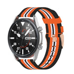 Bracelet texturé en nylon tressé, Taille : unique 20 mm, Pour Galaxy Watch 3 41mm