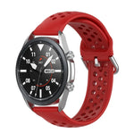 Bracelet sport en silicone R850 de couleur unie, taille unique 20 mm, pour Galaxy Watch 3 41 mm