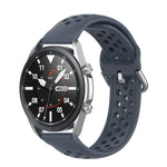 Bracelet sport en silicone R850 de couleur unie, taille unique 20 mm, pour Galaxy Watch 3 41 mm