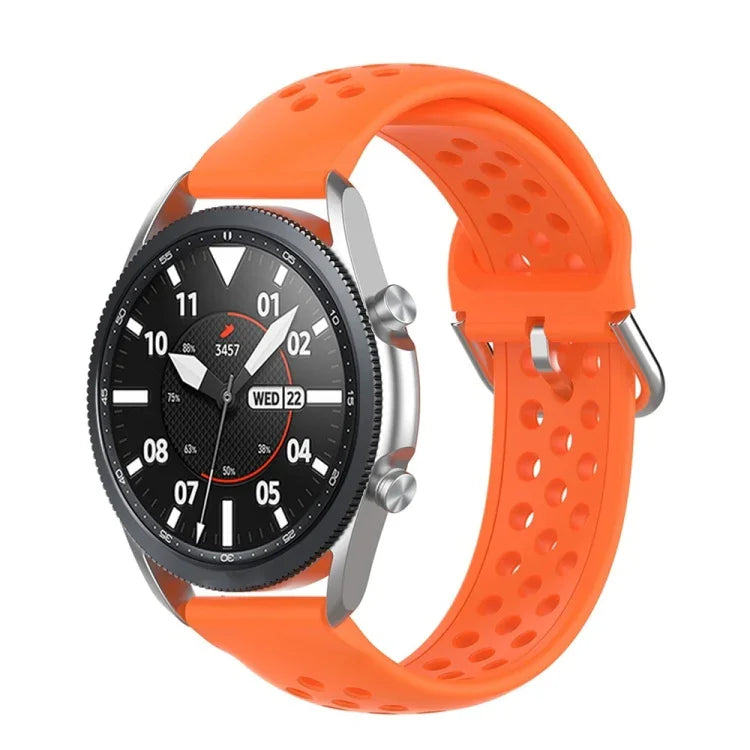 Bracelet sport en silicone R850 de couleur unie, taille unique 20 mm, pour Galaxy Watch 3 41 mm