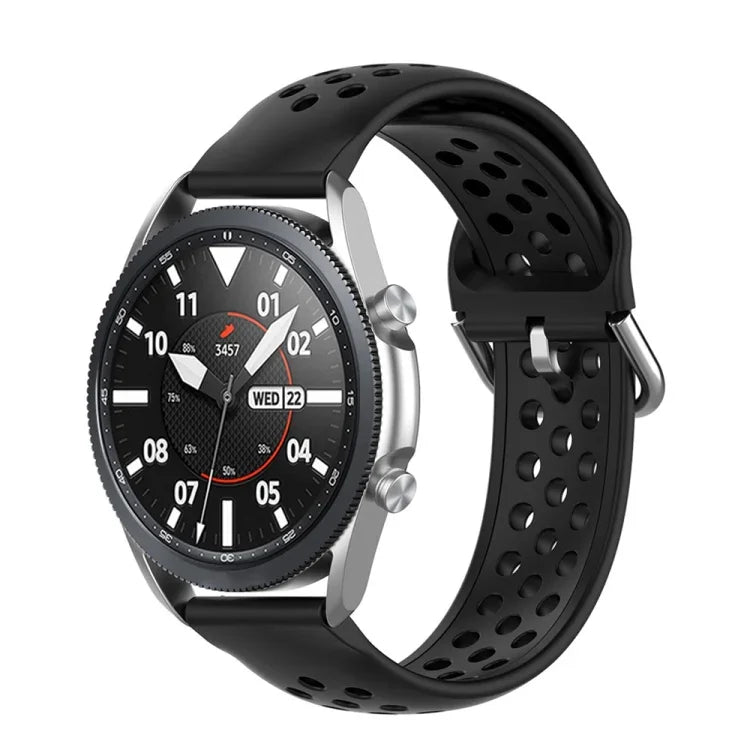 Bracelet sport en silicone R850 de couleur unie, taille unique 20 mm, pour Galaxy Watch 3 41 mm