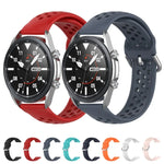 Bracelet sport en silicone R850 de couleur unie, taille unique 20 mm, pour Galaxy Watch 3 41 mm