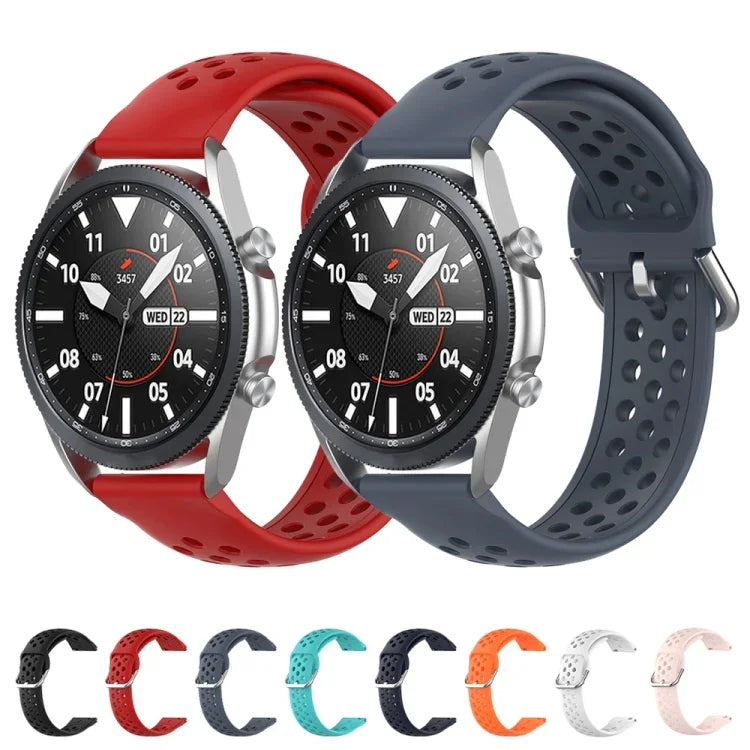 Bracelet sport en silicone R850 de couleur unie, taille unique 20 mm, pour Galaxy Watch 3 41 mm