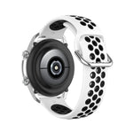 Bracelet de sport en silicone bicolore, Taille : Taille unique 20mm, Pour Galaxy Watch 3 41mm