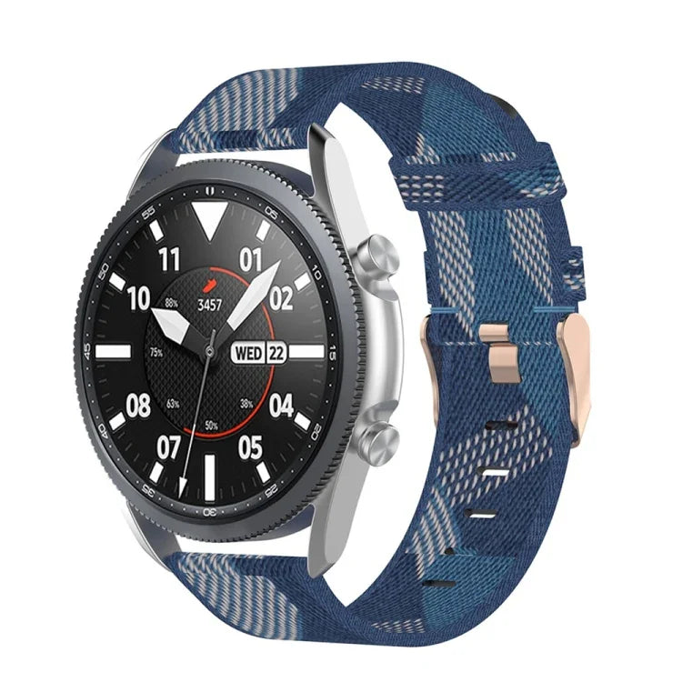 Bracelet texturé en nylon tressé, Taille : unique 22mm, Pour Galaxy Watch 3 45mm