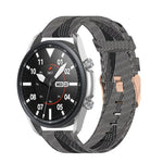 Bracelet texturé en nylon tressé, Taille : unique 22mm, Pour Galaxy Watch 3 45mm