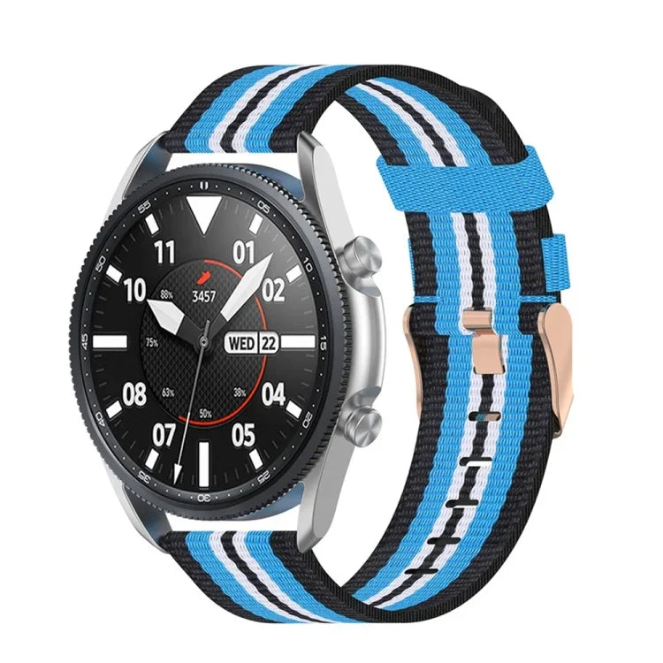 Bracelet texturé en nylon tressé, Taille : unique 22mm, Pour Galaxy Watch 3 45mm