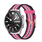 Bracelet texturé en nylon tressé, Taille : unique 22mm, Pour Galaxy Watch 3 45mm