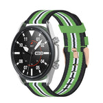 Bracelet texturé en nylon tressé, Taille : unique 22mm, Pour Galaxy Watch 3 45mm