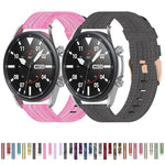 Bracelet texturé en nylon tressé, Taille : unique 22mm, Pour Galaxy Watch 3 45mm