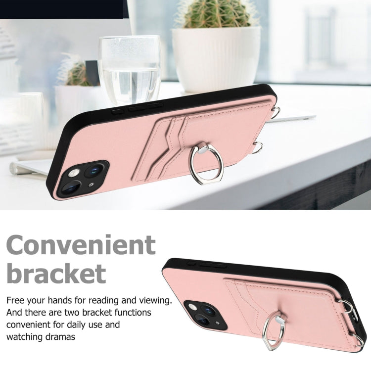 Coque de téléphone R20 avec anneau de corde et porte-cartes, pour iPhone 13 mini, pour iPhone 12, pour iPhone 12 Pro Max, pour iPhone 12 Pro, pour iPhone 12 mini, pour iPhone 11 Pro Max, pour iPhone 11, pour iPhone 11 Pro