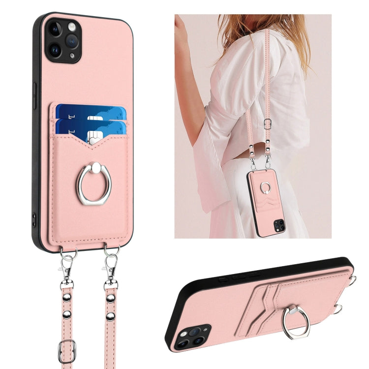 Coque de téléphone R20 avec anneau de corde et porte-cartes, pour iPhone 13 mini, pour iPhone 12, pour iPhone 12 Pro Max, pour iPhone 12 Pro, pour iPhone 12 mini, pour iPhone 11 Pro Max, pour iPhone 11, pour iPhone 11 Pro