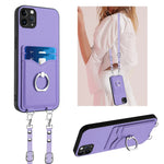 Coque de téléphone R20 avec anneau de corde et porte-cartes, pour iPhone 13 mini, pour iPhone 12, pour iPhone 12 Pro Max, pour iPhone 12 Pro, pour iPhone 12 mini, pour iPhone 11 Pro Max, pour iPhone 11, pour iPhone 11 Pro