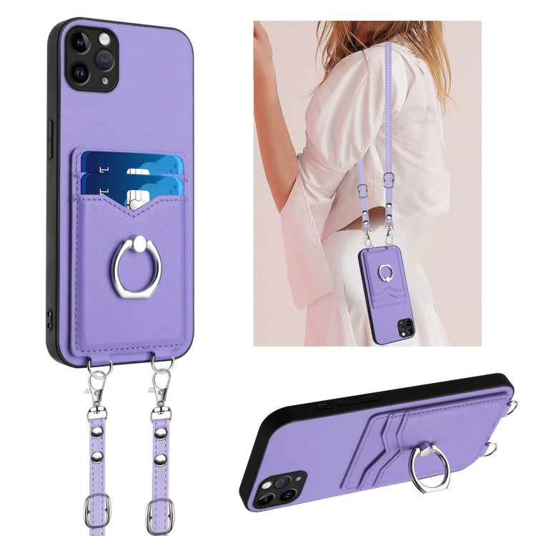 Coque de téléphone R20 avec anneau de corde et porte-cartes, pour iPhone 13 mini, pour iPhone 12, pour iPhone 12 Pro Max, pour iPhone 12 Pro, pour iPhone 12 mini, pour iPhone 11 Pro Max, pour iPhone 11, pour iPhone 11 Pro