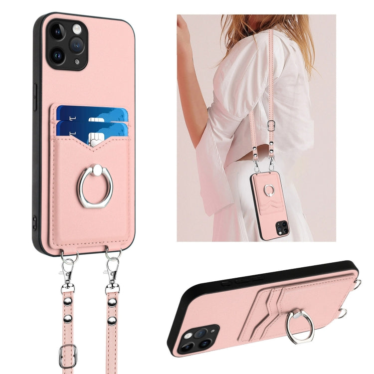 Coque de téléphone R20 avec anneau de corde et porte-cartes, pour iPhone 13 mini, pour iPhone 12, pour iPhone 12 Pro Max, pour iPhone 12 Pro, pour iPhone 12 mini, pour iPhone 11 Pro Max, pour iPhone 11, pour iPhone 11 Pro