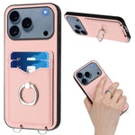 Étui de téléphone R20 Crossbody avec anneau et porte-cartes, pour iPhone 17 Pro Max, pour iPhone 17 Pro, pour iPhone 17, pour iPhone Air, pour iPhone 15 Pro Max, pour iPhone 15 Pro, pour iPhone 15 Plus, pour iPhone 15