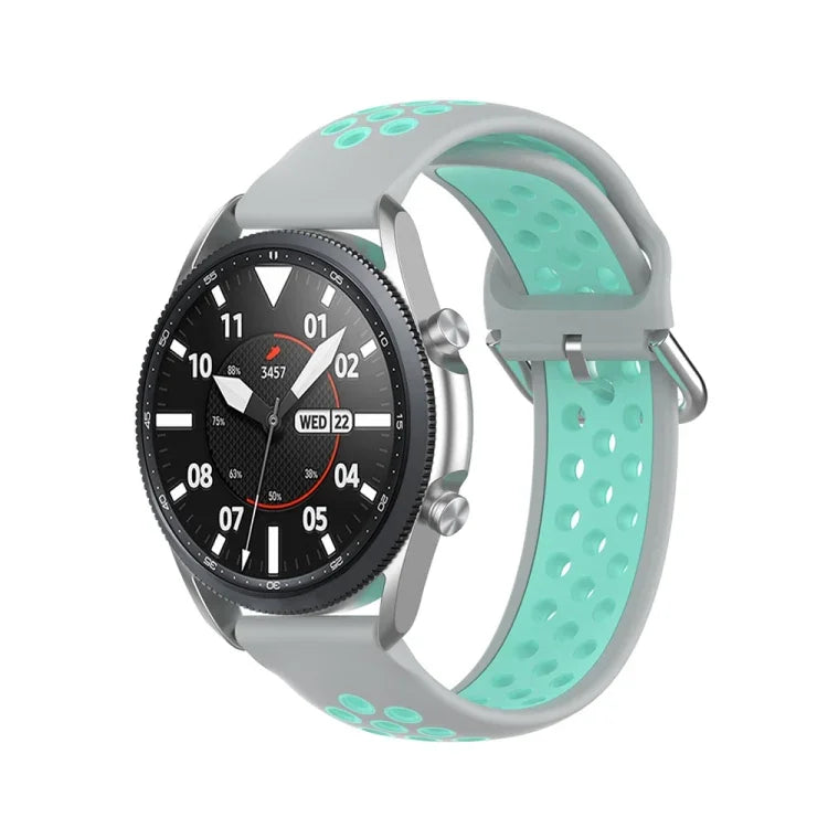 Bracelet en silicone sport de couleur unie, taille unique 22mm, pour Galaxy Watch 3 45mm