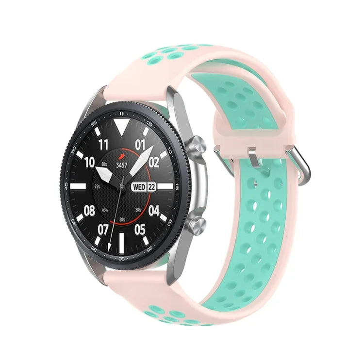 Bracelet en silicone sport de couleur unie, taille unique 22mm, pour Galaxy Watch 3 45mm