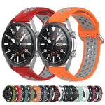 Bracelet en silicone sport de couleur unie, taille unique 22mm, pour Galaxy Watch 3 45mm