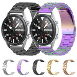 Trois bracelets en acier inoxydable pour démonter le compteur et les cornes, taille : 22 mm, pour Galaxy Watch 3 45mm