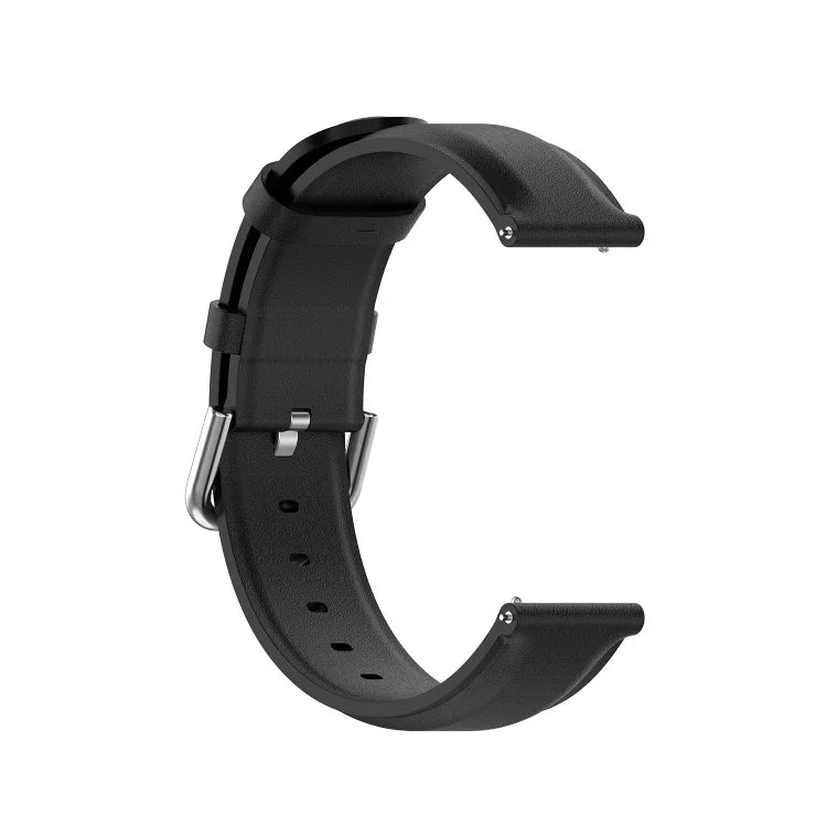 Bracelet en cuir à queue ronde, Taille : Taille unique 22mm, Pour Galaxy Watch 3 45mm