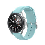 Bracelet en cuir à queue ronde, Taille : Taille unique 22mm, Pour Galaxy Watch 3 45mm