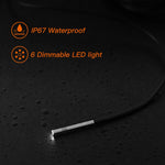 Endoscope numérique WiFi étanche HD 1080P IP67 F240 3,9mm à connexion directe, 2m, 5m, 10m