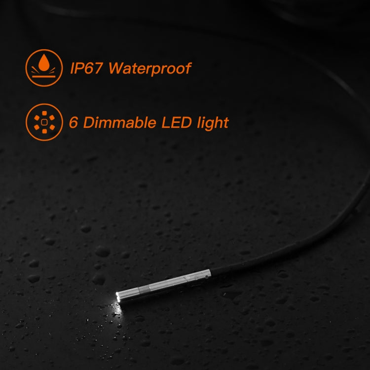 Endoscope numérique WiFi étanche HD 1080P IP67 F240 3,9mm à connexion directe, 2m, 5m, 10m