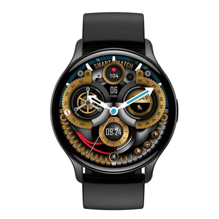 Montre connectée sport HK89 1,43 pouce BT5.0 IP67, compatible avec les notifications d'appels et de messages Bluetooth, et moniteur de fréquence cardiaque et de pression artérielle.