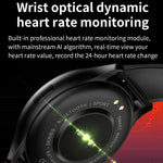 Montre connectée sport HK89 1,43 pouce BT5.0 IP67, compatible avec les notifications d'appels et de messages Bluetooth, et moniteur de fréquence cardiaque et de pression artérielle.